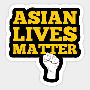 Asian lives matter Sticker